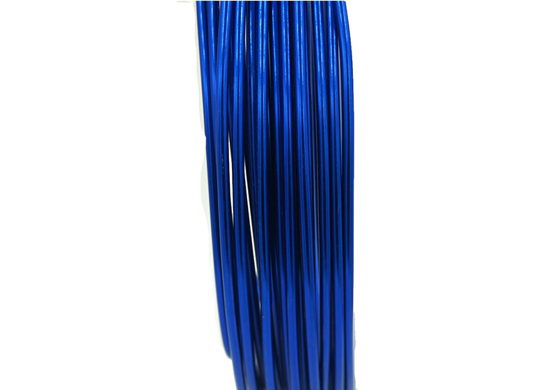 Aluminum Round Wire-004-Blue