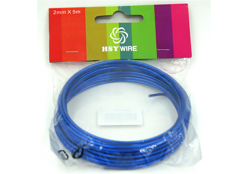 Aluminum Round Wire-004-Blue