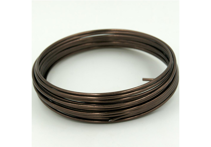 Aluminum Round Wire-006-Chocolate