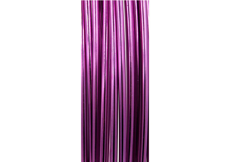 Aluminum Round Wire-011-Fuchsia