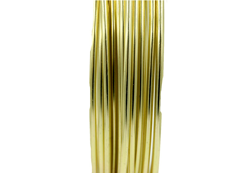 Aluminum Round Wire-012-Gold