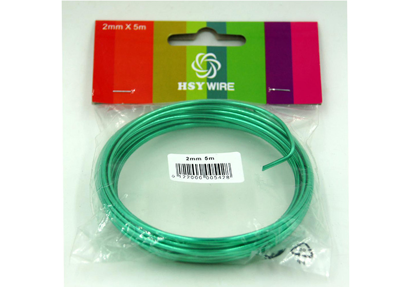 Aluminum Round Wire-013-Green