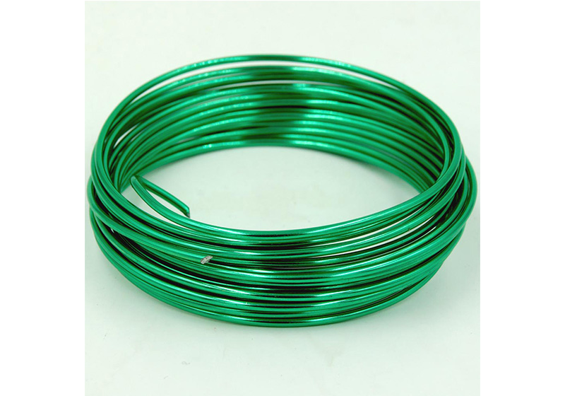 Aluminum Round Wire-013-Green