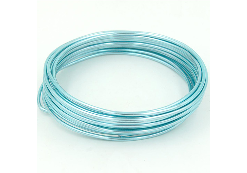 Aluminum Round Wire-014-Ice Blue