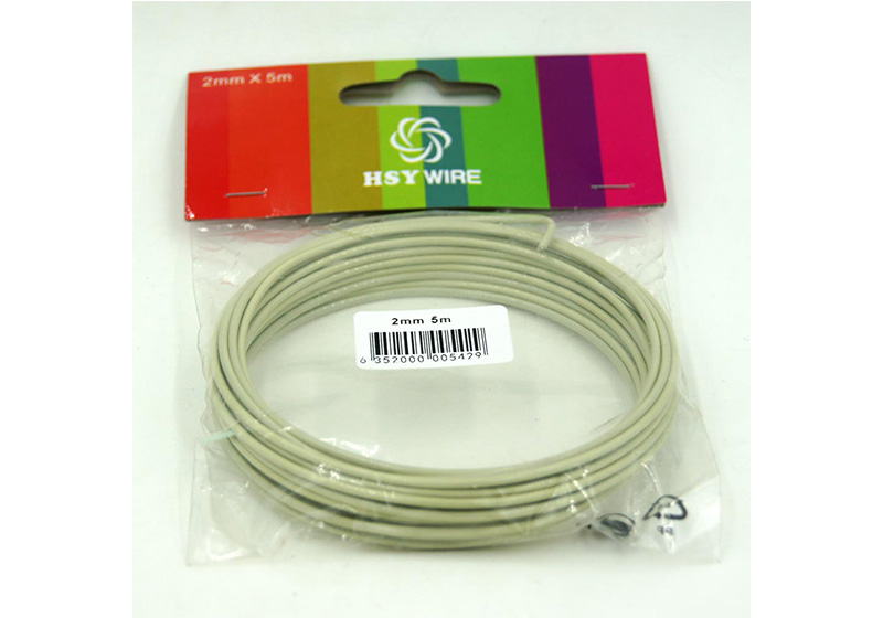 Aluminum Round Wire-015-Ivory