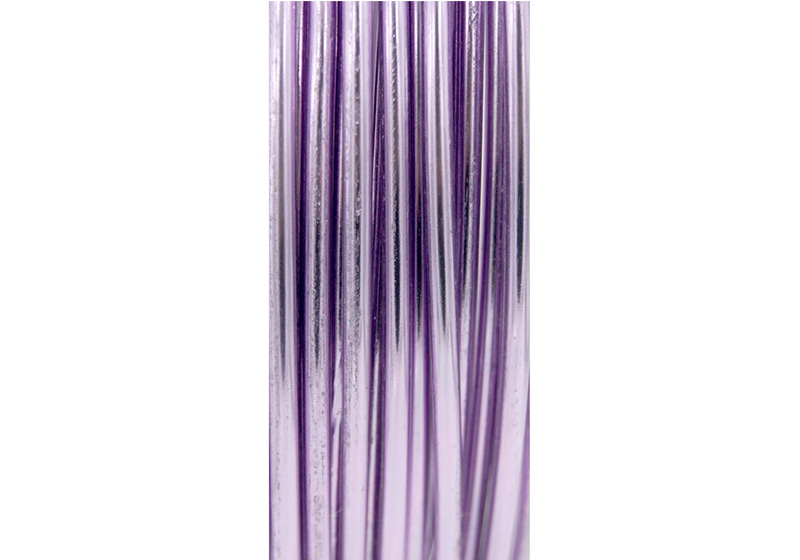 Aluminum Round Wire-016-Lavender