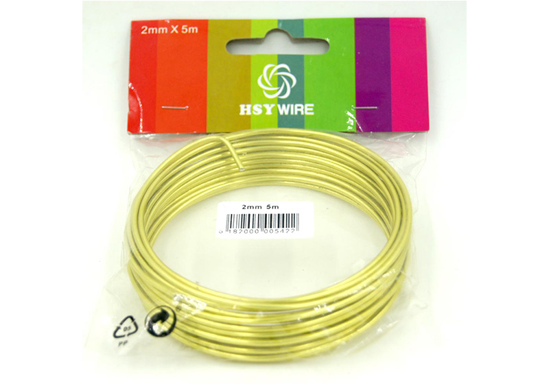 Aluminum Round Wire-017-Lemon