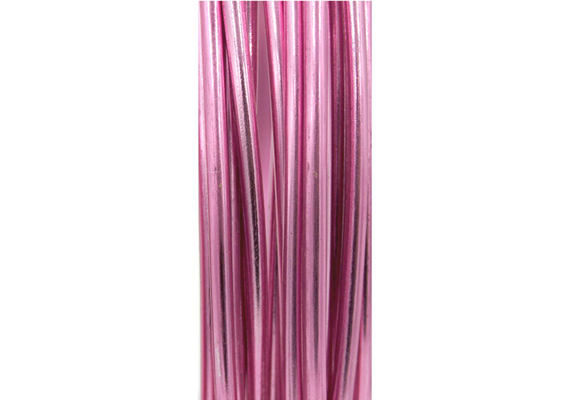 Aluminum Round Wire-018-Light Pink