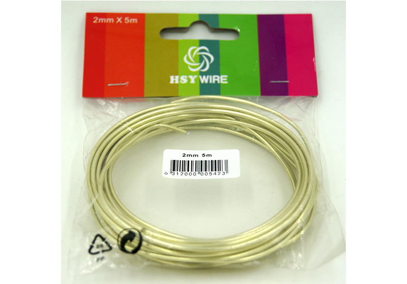 Aluminum Round Wire-020-Mint Green