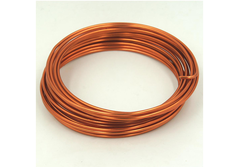 Aluminum Round Wire-022-Orange