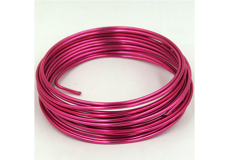 Aluminum Round Wire-024-Pink