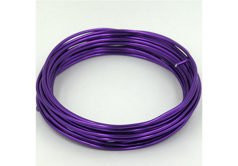 Aluminum Round Wire-027-Vlolet