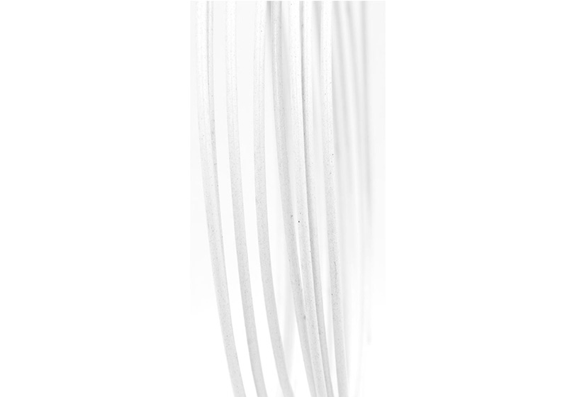 Aluminum Round Wire-028-White
