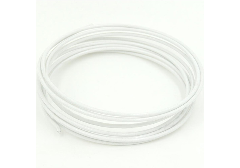 Aluminum Round Wire-028-White