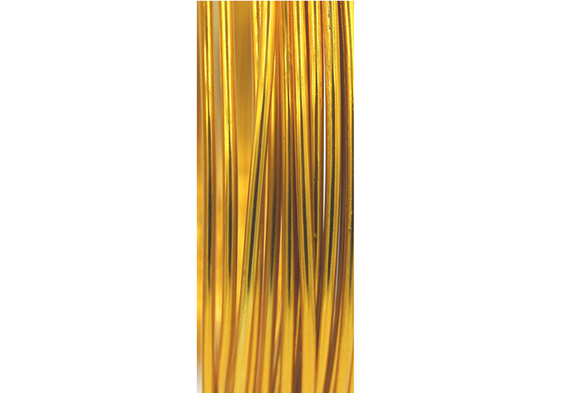 Aluminum Round Wire-029-Yellow