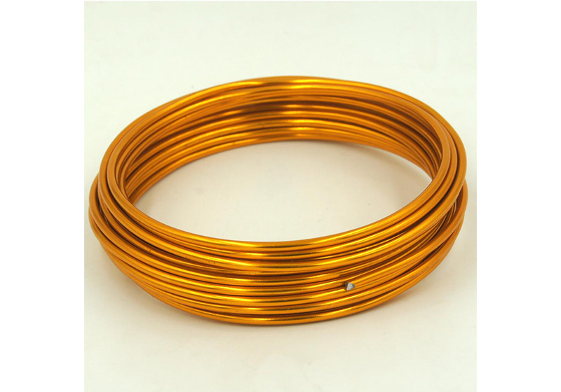 Aluminum Round Wire-029-Yellow